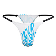 Cargar imagen en el visor de la galería, Tanga Sexy Hilo / G-string Braga Elástica sin Costuras Suave Cómoda con Estampado para Mujer D42 Personalizado Impresion Completa de Una Imagen con Foto Logo Patrón Texto
