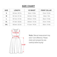 Cargar imagen en el visor de la galería, Vestido con Volantes de Moda sin Mangas para mujer NZ022 Personalizado con Impresión Completa de múltiples imágenes con Foto Logo Patrón Texto
