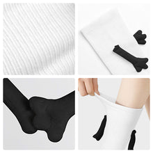 Cargar imagen en el visor de la galería, Bonitos calcetines de mano para mujer y hombre personalizado con patrón foto texto
