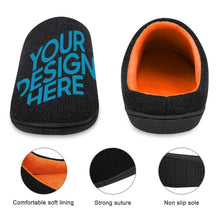 Cargar imagen en el visor de la galería, Pantuflas de Algodón Avanzado para Hombre con Diseño Personalizado Personalizada de Tus Fotos o Textos
