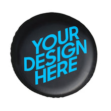 Cargar imagen en el visor de la galería, Funda de Cuero para Neumáticos con Inyección Directa UV de Diseño Personalizado Tus Patrones o Textos
