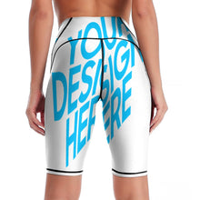 Cargar imagen en el visor de la galería, Capris de Yoga Pantalones Piratas de Deporte Cintura Alta para mujer YJ003 Personalizados con Impresión Completa con Foto Logo Patrón Texto

