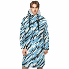 Cargar imagen en el visor de la galería, Chaqueta Cortaviento largo con capucha para hombre FS0818007 Personalizado con impresión completa de una imagen con Foto Logo Patrón Texto
