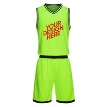 Cargar imagen en el visor de la galería, Jersey de Baloncesto para Niños de Poliéster Personalizado Personalizada con Foto, Texto o Logo
