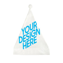 Cargar imagen en el visor de la galería, Gorro de Papá Noel de Felpa Corta con Diseño Personalizado de Tus Patrones o Nombres Online
