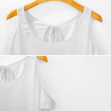 Cargar imagen en el visor de la galería, Camiseta hombros descubiertos sin manga sexy Talla Grande para mujer AUT Personalizada con Impresión Completa de múltiples imágenes con Foto Logo Patrón Texto
