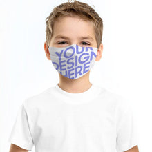 Cargar imagen en el visor de la galería, Mascarilla Antipolvo Infantil Higiénica Reutilizable para Niños Niñas Mayores con filtros JJ0521012 Personalizada Impresion Completa con Imagen Foto Logo Patrón Texto
