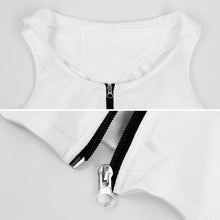 Cargar imagen en el visor de la galería, Sujetador Deportivo / Chaleco Deportivo con Capucha Cremallera para Mujer B772 Personalizado Impresion Completa de Múltiples Imágenes con Foto Logo Patrón Texto
