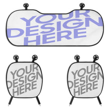 Cargar imagen en el visor de la galería, Juego de Cojines de Seda de Hielo para Coche QC1104029 Personalizado Impresión Completa de Dos Imágenes con Foto Logo Patrón Texto
