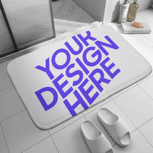 Cargar imagen en el visor de la galería, Alfombrilla de baño antideslizante (versión gruesa) personalizado con patrón foto texto
