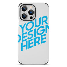 Cargar imagen en el visor de la galería, Fundas de cuero de fibra de iPhone 13 Serie Personalizadas con Foto Logo Patrón Texto
