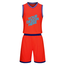 Cargar imagen en el visor de la galería, Jersey de Baloncesto para Niños de Poliéster Personalizado Personalizada con Foto, Texto o Logo
