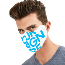 Cargar imagen en el visor de la galería, Máscara Mascarilla con Filtro de Poliéster con Diseño Personalizado de Tu Nombre o Imagen
