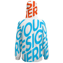 Cargar imagen en el visor de la galería, Chaqueta Corta de Manga Larga Forro Polar con Velcro de Moda Impermeable A681 Personalizada con Impresión Completa de una imagen con Foto Logo Patrón Texto
