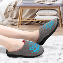 Cargar imagen en el visor de la galería, Pantuflas de Algodón Avanzado para Mujer con Diseño Personalizado Personalizada de Tus Imágenes o Nombres
