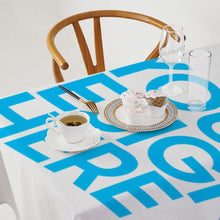 Cargar imagen en el visor de la galería, Manteles de lino para mesa Personalizadas con fotos logos patrón textos
