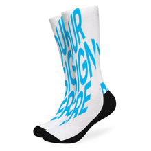 Cargar imagen en el visor de la galería, Calcetines Negros de Algodón para mujeres el mejor apoyo para médicos, correr, enfermería, atletismocon Personalizado Personalizada con Foto, Texto o Logo
