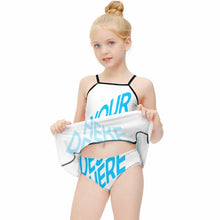Cargar imagen en el visor de la galería, Tankini / Bañador con Volantes Estampado para Niñas NT024 Personalizado con Impresión Completa con Foto Logo Patrón Texto
