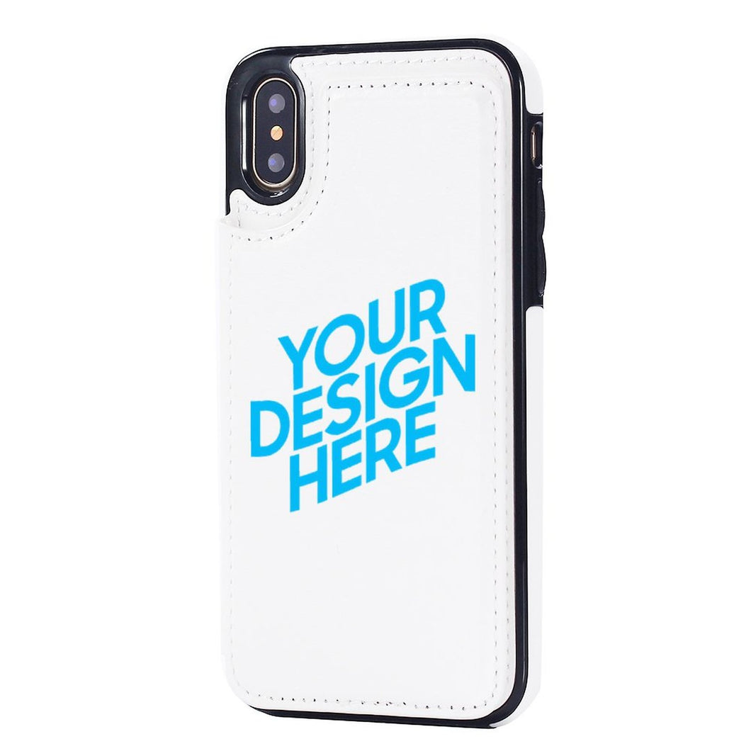 Funda con Tapa para iPhone X / XS Personalizado de Tus Fotos o Textos