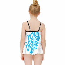 Cargar imagen en el visor de la galería, Tankini / Bañador con Volantes Estampado para Niñas NT024 Personalizado con Impresión Completa con Foto Logo Patrón Texto
