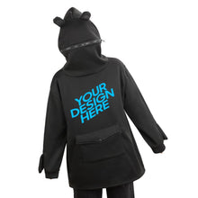 Cargar imagen en el visor de la galería, Sudadera de Rana Manga Larga con Capucha de Cremallera para mujer hombre NZ2205106 Personalizada Impresión a doble cara con Foto Logo Patrón Texto
