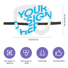 Cargar imagen en el visor de la galería, Máscara de Halloween con Diseño Personalizado Personalizada de Tus Nombres o Imágenes
