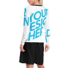 Cargar imagen en el visor de la galería, Camiseta de Lactancia de Manga Larga para Mujer SY011 Personalizada con Impresión Completa con Foto Logo Patrón Texto
