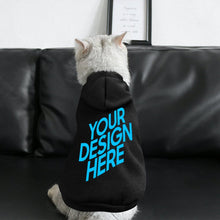 Cargar imagen en el visor de la galería, Ropa para Mascotas (con Capucha) con Diseño Personalizado de Tus Imágenes o Nombres Online

