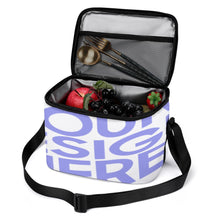 Cargar imagen en el visor de la galería, Bolsa Térmica para Hielo Alimentos Fríos o Calientes / Bolsa de Almuerzo Plegable Reutilizable para Picnic JJ0522216 Personalizada Impresion Completa de Una Imagen con Foto Logo Patrón Texto
