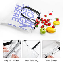 Cargar imagen en el visor de la galería, Bolsa Boutique de moda versión horizontal para mujer XB0601021 Personalizada con Foto Logo Patrón Texto
