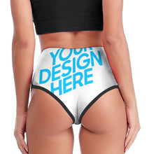 Cargar imagen en el visor de la galería, Pantalones Cortos de Yoga Leggings Mallas de Entrenamiento Ejercicio Fitness para Mujer XG002 Personalizados con Impresión Completa con Foto Logo Patrón Texto
