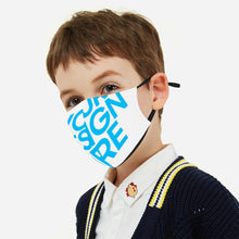 Cargar imagen en el visor de la galería, Máscara Mascarilla Infantil Transpirable sin Filtro de Poliéster con Personalizado Personalizada con Foto, Texto o Logo
