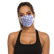 Cargar imagen en el visor de la galería, Mascarilla Higiénica Ajustable Reutilizable Lavable con Bolsilllo sin Filtro para Adultos Mujer Hombre JJ0521189 Personalizada Impresion Completa de 3 Imágenes Diferentes con Foto Logo Patrón Texto
