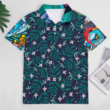 Cargar imagen en el visor de la galería, Polo / Camisa de hombre de verano con estampado B612 Personalizado con Impresión Completa de múltiples imágenes con Foto Logo Patrón Texto
