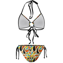 Cargar imagen en el visor de la galería, Bikini triángulo / Traje de Baño Talla Grande con Estampado para Mujeres BK2059 Personalizado con Impresión Completa de múltiples imágenes con Foto Logo Patrón Texto
