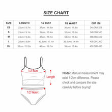Cargar imagen en el visor de la galería, Bandeau Bikini Sexy con Cuello Redondo Cintura Alta de Mujer BK2139 Personalizado con Impresión Completa con Foto Logo Patrón Texto
