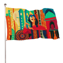 Cargar imagen en el visor de la galería, Bandera de Poliéster con Impresión por Transferencia Térmica de Diseño Personalizado de Tu Estilo de Fotos
