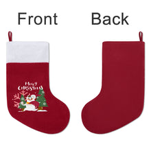 Cargar imagen en el visor de la galería, Calcetines de Navidad de Poliéster con Diseño Personalizado de Tu Texto o Imagen Online
