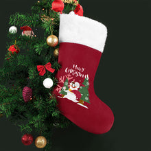 Cargar imagen en el visor de la galería, Calcetines de Navidad de Poliéster con Diseño Personalizado de Tu Texto o Imagen Online
