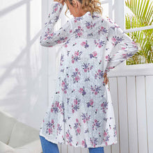 Cargar imagen en el visor de la galería, Cárdigan Blusa de longitud media fresco para mujer NZ060 Personalizado con Impresión Completa de una imagen con Foto Logo Patrón Texto

