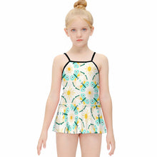 Cargar imagen en el visor de la galería, Tankini / Bañador con Volantes Estampado para Niñas NT024 Personalizado con Impresión Completa con Foto Logo Patrón Texto
