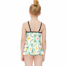 Cargar imagen en el visor de la galería, Tankini / Bañador con Volantes Estampado para Niñas NT024 Personalizado con Impresión Completa con Foto Logo Patrón Texto
