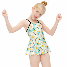 Cargar imagen en el visor de la galería, Tankini / Bañador con Volantes Estampado para Niñas NT024 Personalizado con Impresión Completa con Foto Logo Patrón Texto
