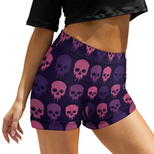 Cargar imagen en el visor de la galería, Pantalones cortos Shorts deportivos suaves para mujeres DP Personalizados con Impresión Completa de una imagen con Foto Logo Patrón Texto
