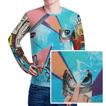 Cargar imagen en el visor de la galería, Sudadera / Camiseta manga larga bolsillo pecho para hombre ELREV2 Personalizada con Impresión Completa de múltiples imágenes con Foto Logo Patrón Texto
