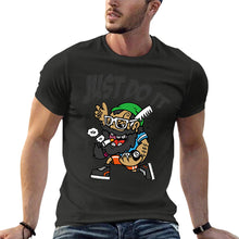 Cargar imagen en el visor de la galería, Camiseta Básica Manga Corta Casual 100% Algodón para hombre FS0803010 con Impresión Delantera Trasera de Dos Imágenes con Foto Logo Patrón Texto
