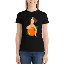 Cargar imagen en el visor de la galería, Camiseta de Algodón Manga Corta para Mujer FS0803011 Personalizada con Impresión Delantera y Trasera con Foto Logo Patrón Texto

