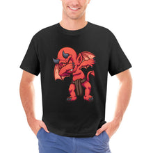 Cargar imagen en el visor de la galería, Camiseta Clásica Manga Corta Casual 100% Algodón para hombre FS0803016 con Impresión Delantera Trasera de Dos Imágenes con Foto Logo Patrón Texto
