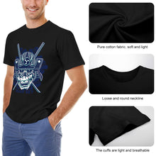 Cargar imagen en el visor de la galería, Camiseta Algodón 100% manga corta casual para hombre FS0803129 Personalizada con Impresión Frontal Trasera de dos imágenes con Foto Logo Patrón Texto
