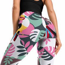 Cargar imagen en el visor de la galería, Pantalones Deportivos de Yoga Mallas de Fitness Ejercicio de Cintura Alta para Mujer SY010 Personalizados con Impresión Completa de una imagen con Foto Logo Patrón Texto
